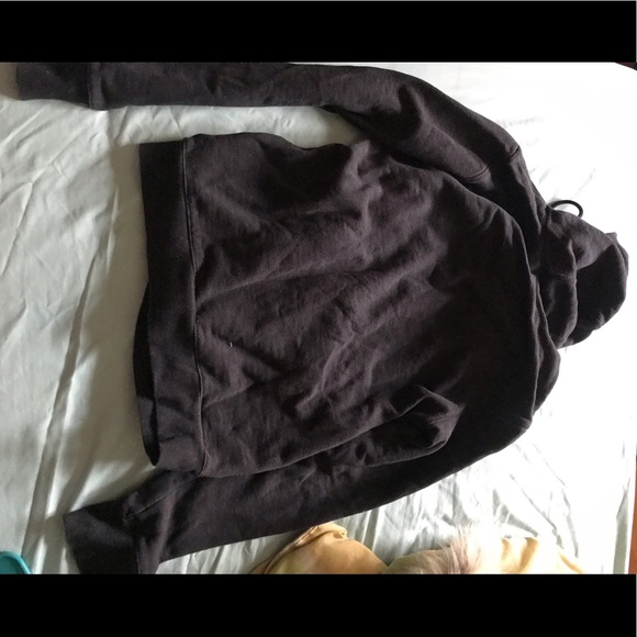 ADIDAS BLACK HOODIE with pockets SZ S - Picture 2 of 3